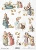 Wielkanoc, tematy Wielkanocne, dziecko, dzieci, dziewczynka, retro, vintage, kura, kury, kurczak, pisklak, R823, Easter, easter themes, child, children, girl, retro, vintage, hen, chick, chicken, Ostern, Osterthemen, Kind, Kinder, Mädchen, retro, vintage,